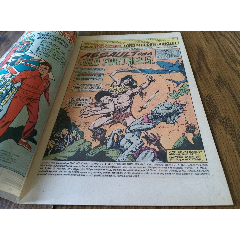 Ka-Zar #20 February 1977 Marvel Comics